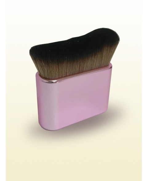 Foundation Brush with Wave Shaped Head for Liquid, Cream, Powder, Large Premium Synthetic Bristles