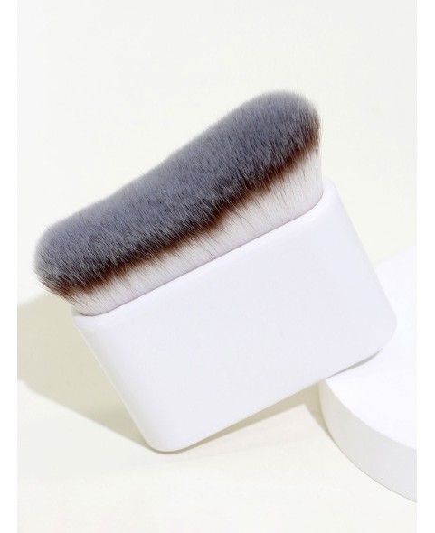 Foundation Brush with Wave Shaped Head for Liquid, Cream, Powder, Large Premium Synthetic Bristles