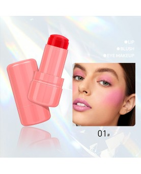 Water Jelly Tint, Creamy Jelly Blush Stick, Cream Blush Sticks for Lip Cheek Face Make Up Stain