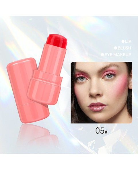 Water Jelly Tint, Creamy Jelly Blush Stick, Cream Blush Sticks for Lip Cheek Face Make Up Stain