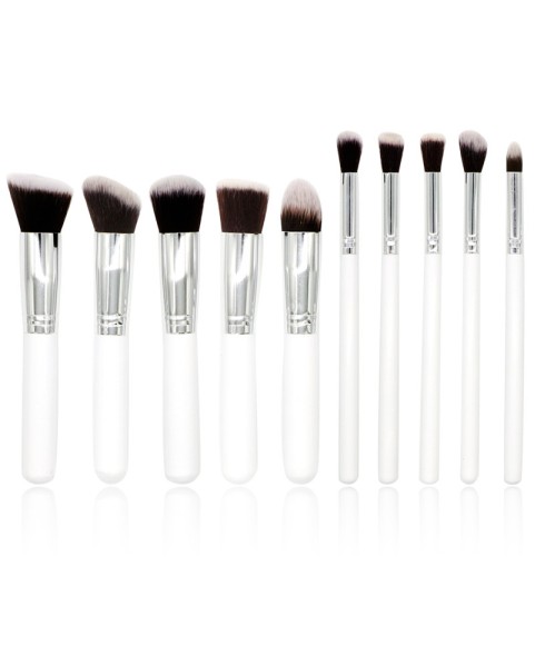 Elegant Makeup Brushes, 10Pcs Wooden Makeup Brush Set 