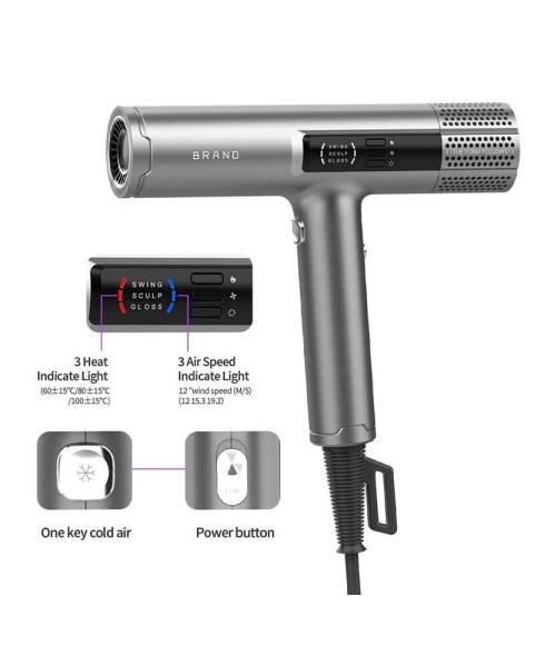 Cold Air High Speed Hair Dryers-KS-528