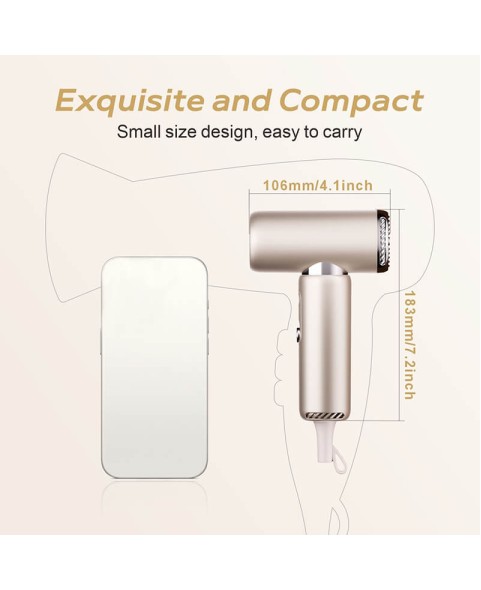 Plasma Dual Voltage Mini Hairdryer-KS-558