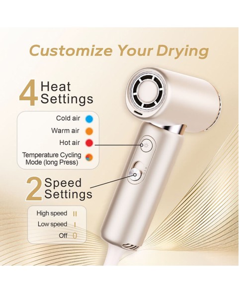 Plasma Dual Voltage Mini Hairdryer-KS-558