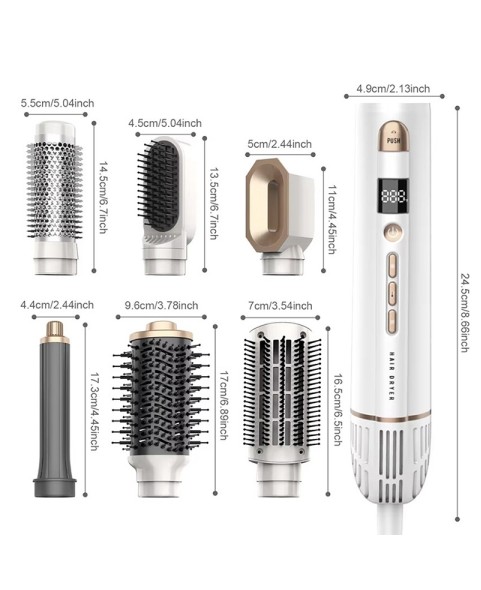 6 in 1 Hot Air Hair Styler-KS-603E