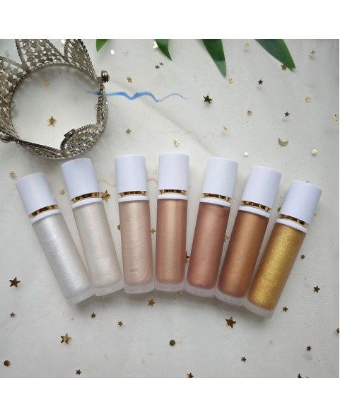 Waterproof Luminous Lotion, Silky Smooth Glitter Highlighter for Face & Body