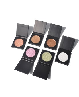 Face Highlighter Palette, High Glossy Face Illuminator Palette, Narutal Glow Finish, Pearl Shimmer Smooth Baked Powder, Lasting Sparkling Highlighter