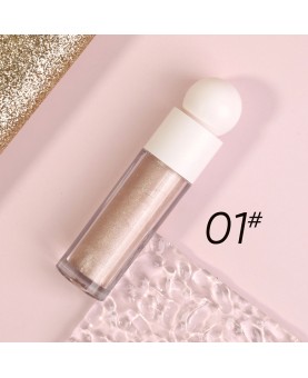 Liquid Glitter Eyeshadow, Shimmer Multichrome Highlighter, Long Lasting Waterproof Sparkling Quick Dry Face Eye pigmented Makeup
