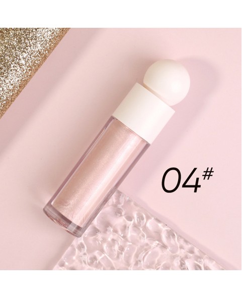 Liquid Glitter Eyeshadow, Shimmer Multichrome Highlighter, Long Lasting Waterproof Sparkling Quick Dry Face Eye pigmented Makeup