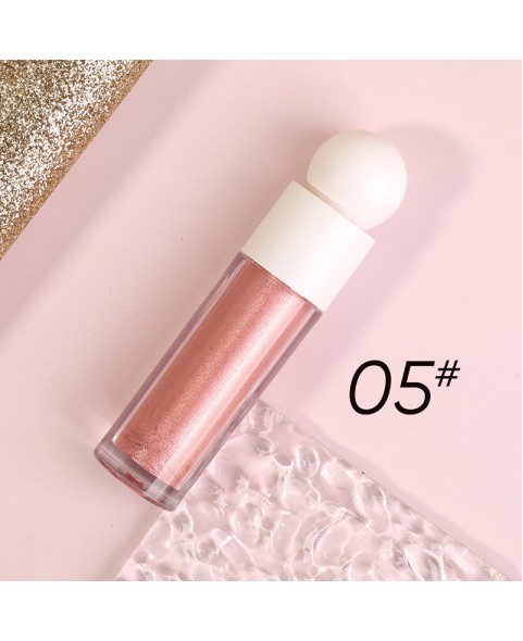 Liquid Glitter Eyeshadow, Shimmer Multichrome Highlighter, Long Lasting Waterproof Sparkling Quick Dry Face Eye pigmented Makeup