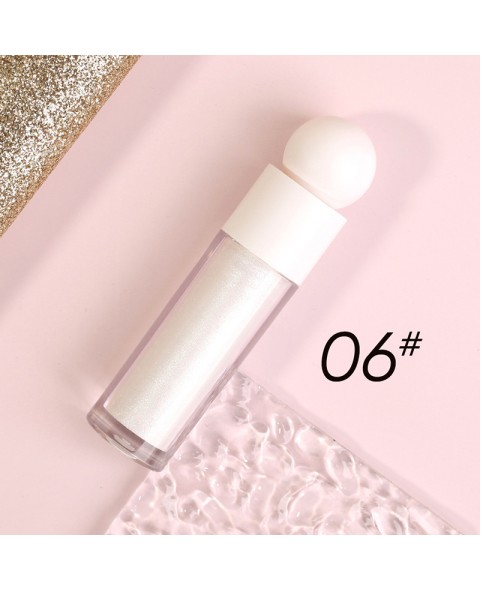 Liquid Glitter Eyeshadow, Shimmer Multichrome Highlighter, Long Lasting Waterproof Sparkling Quick Dry Face Eye pigmented Makeup