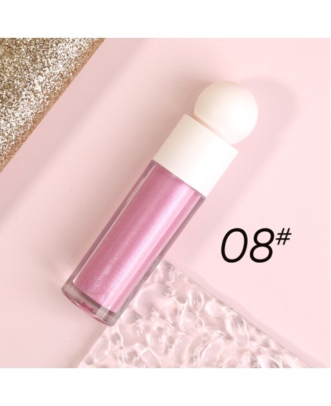 Liquid Glitter Eyeshadow, Shimmer Multichrome Highlighter, Long Lasting Waterproof Sparkling Quick Dry Face Eye pigmented Makeup