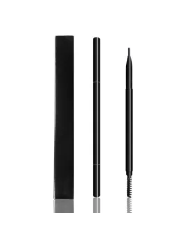 Eyebrow Pencil, Dual Sided with Brush, Longwearing Waterproof Eyebrow Crayon, Define Shape and Fill Brows