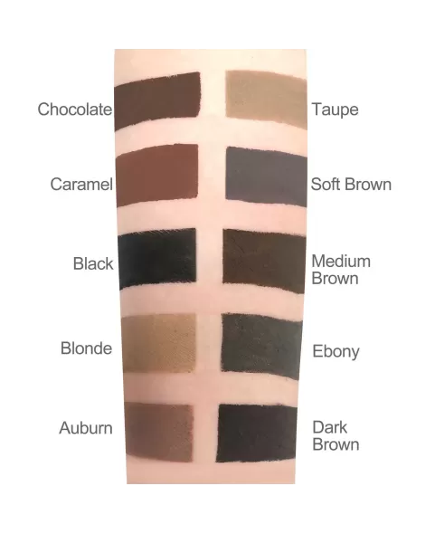 Long Lasting Waterproof and Enhancers 10 Colors Eyebrow Soft Smooth,Eyebrow Makeup Gel