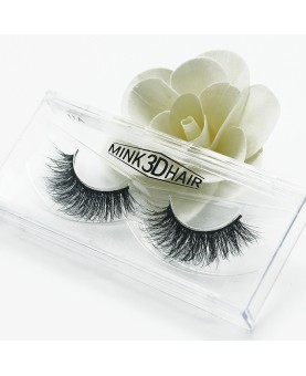 Soft Mink Eyelashes 3D Curl Winged End Eye Elongated Fake Lashes Thick Handmade Natural False Eyelash 