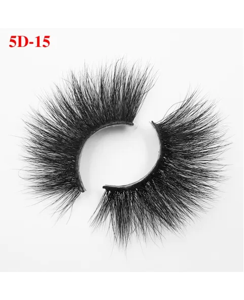 Luxury Mink False Eyelashes, 25mm Full Length Lash, Natural Volume & Round Shape, Reusable Fake Lashes