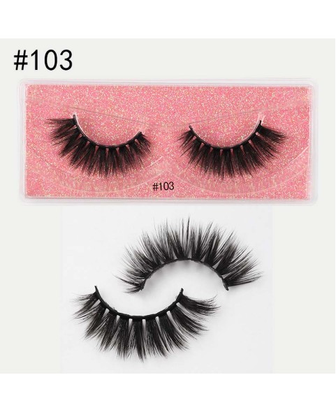 1 Pair Voluminous False Eyelashes