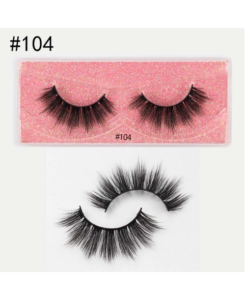 1 Pair Voluminous False Eyelashes