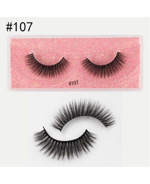 1 Pair Voluminous False Eyelashes