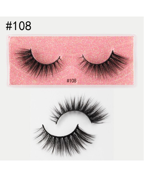 1 Pair Voluminous False Eyelashes