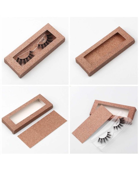 False Eyelashes, Matte Black Faux Mink Collection, 3D Volume Lash, Soft & Matte Finish, 1 Pair Fake Eyelashes