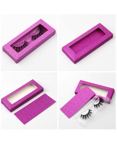 False Eyelashes, Matte Black Faux Mink Collection, 3D Volume Lash, Soft & Matte Finish, 1 Pair Fake Eyelashes
