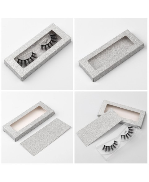 False Eyelashes, Matte Black Faux Mink Collection, 3D Volume Lash, Soft & Matte Finish, 1 Pair Fake Eyelashes