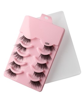 Half Lashes Natural Lashes Wispy Lashes Corner Lashes 3/4 False Eyelashes Natural Half Eyelashes 