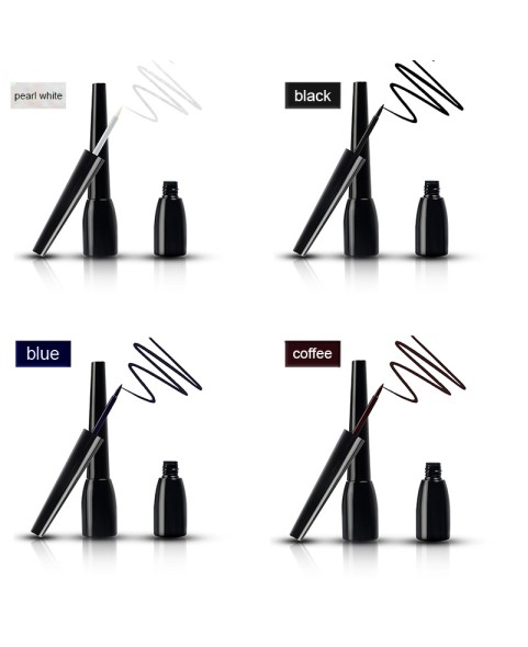 Liquid Eyeliner, Intense Color, Long-Wearing, Waterproof, 0.27oz