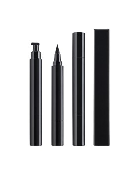Winged Eyeliner Stamp, Waterproof Dual Ended Liquid Eye Liner Pen, Smudgeproof and Sweatproof, Long Lasting Eyeliner Pen