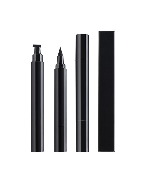 Winged Eyeliner Stamp, Waterproof Dual Ended Liquid Eye Liner Pen, Smudgeproof and Sweatproof, Long Lasting Eyeliner Pen