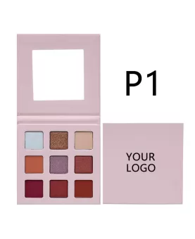  Long Lasting Waterproof Naturing Looking 9 Colors Eye Shadow Palette Makeup,Pink Palette 9 Colors Eye Shadow Palette
