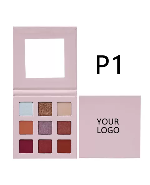  Long Lasting Waterproof Naturing Looking 9 Colors Eye Shadow Palette Makeup,Pink Palette 9 Colors Eye Shadow Palette