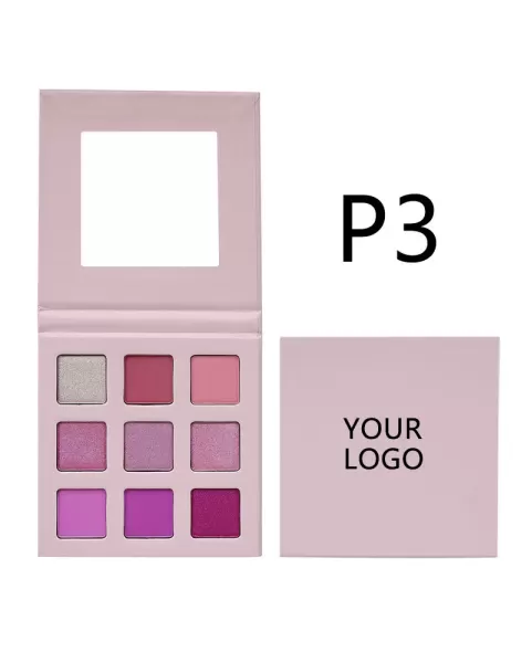  Long Lasting Waterproof Naturing Looking 9 Colors Eye Shadow Palette Makeup,Pink Palette 9 Colors Eye Shadow Palette