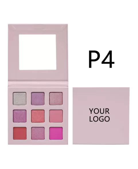  Long Lasting Waterproof Naturing Looking 9 Colors Eye Shadow Palette Makeup,Pink Palette 9 Colors Eye Shadow Palette