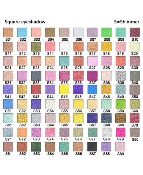 Single Matte Eyeshadow with Metal Pan, Long-lasting Eyeshadow Powder for Empty Magnetic Palette