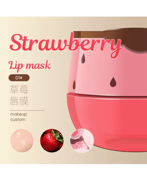 Lip Mask  6g/0.21oz, Super moisturizing night lip care, glazed and easy washable texture that melts into lips