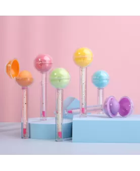 Magic Color Changing Lip Blm and Lipgloss Duo, Moisture Lip Gloss and Lip Balm Combo, Lollipop Chamele Lipgloss