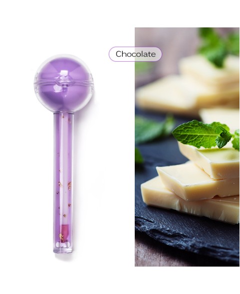 Magic Color Changing Lip Blm and Lipgloss Duo, Moisture Lip Gloss and Lip Balm Combo, Lollipop Chamele Lipgloss