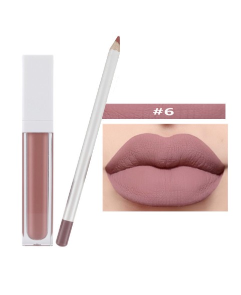 Matte Lipstick & Lipliner Makeup Set #21 Shades Available