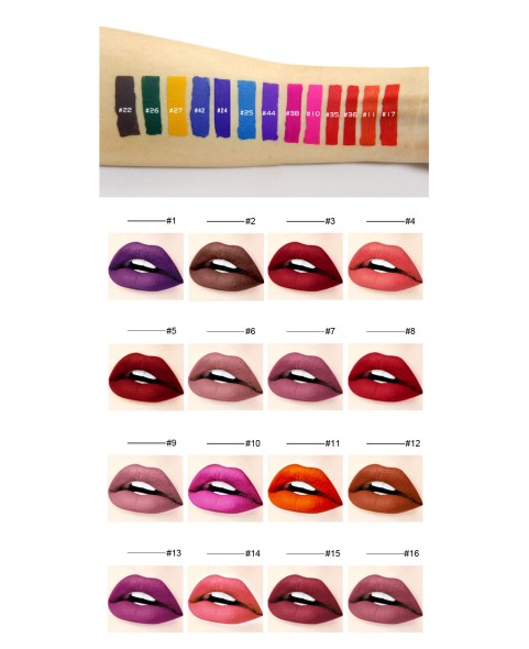 Non-stick cup Matte Lipgloss #43 shades