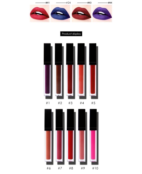 Non-stick cup Matte Lipgloss #43 shades