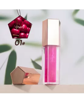 Hydrating Lip Glow Oil, Plumping Lip Oil Gloss, Transparent Lip Balm, Natural Lip Plumper Gloss Make Lips Fuller and Moisturizing