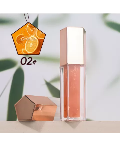 Hydrating Lip Glow Oil, Plumping Lip Oil Gloss, Transparent Lip Balm, Natural Lip Plumper Gloss Make Lips Fuller and Moisturizing