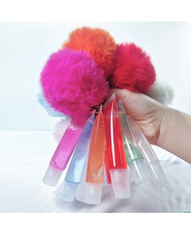POMPOM KEYS CHAIN LIPGLOSS