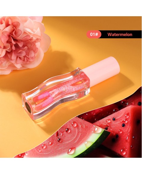 Special Wave Tube 6 Colors Watermelon Moisture Lip Oil 