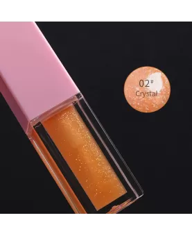 Magic Color Changing Lip Oil with Tiny Shiny Glitter, Moisturizing Plump Lip Stain, Lip Oil