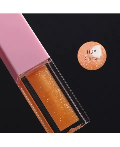 Magic Color Changing Lip Oil with Tiny Shiny Glitter, Moisturizing Plump Lip Stain, Lip Oil