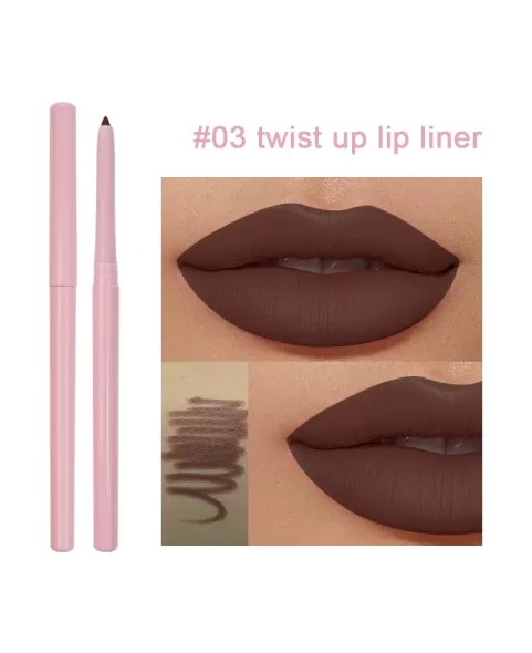 Luxurious Creamy Long Lasting Lip Liner, Prevents Feathering and Fading