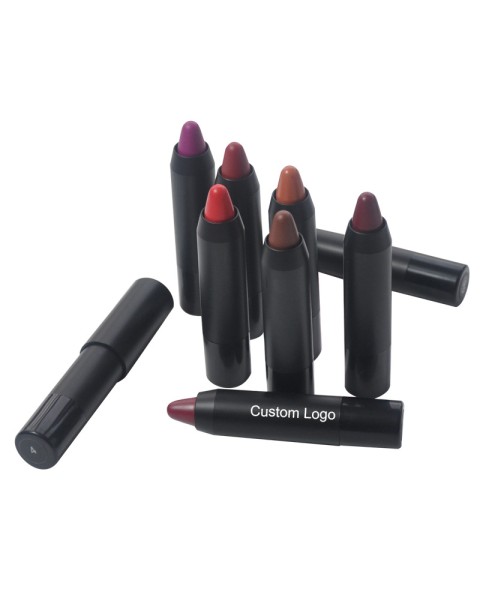 Crayon Matte Longwear Lipstick, Moisture Smooth, Waterproof Velvet Lipgloss